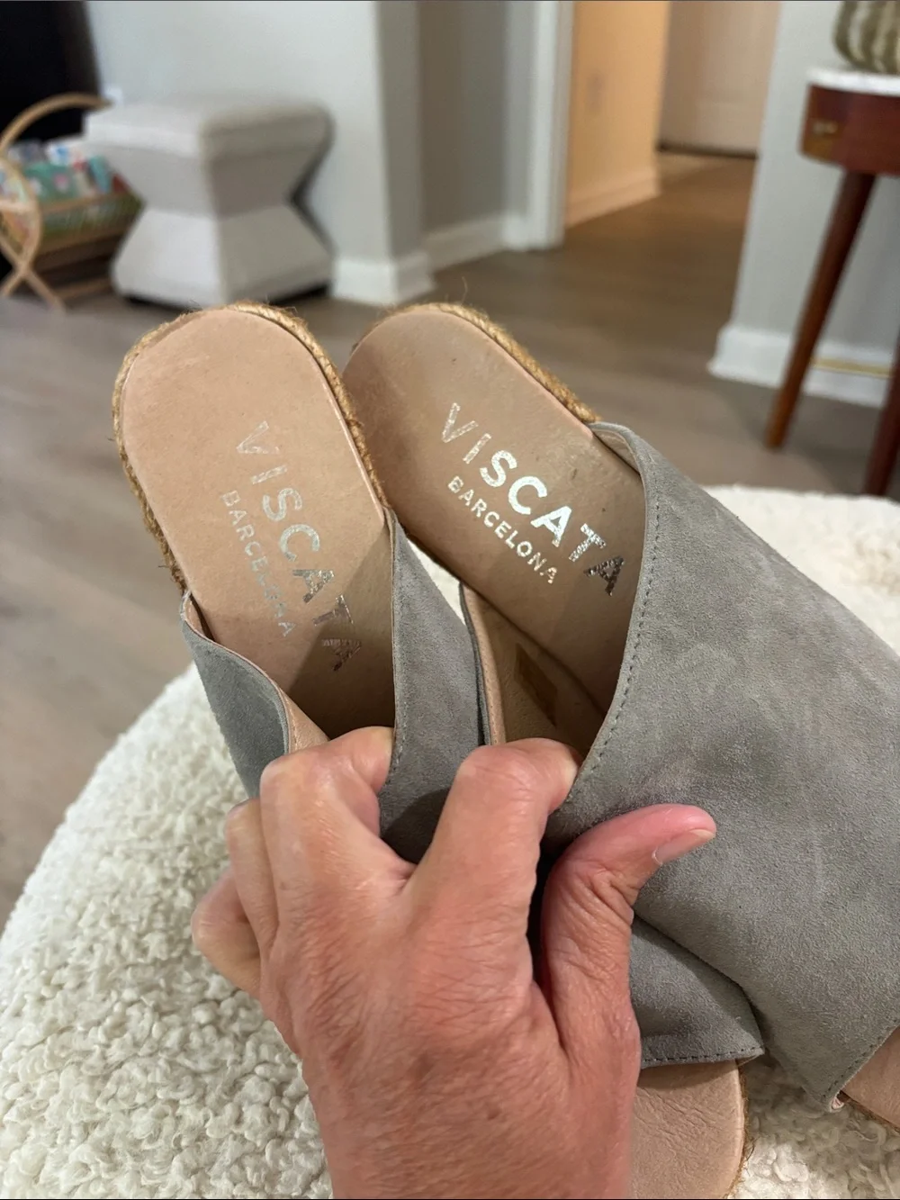 VISCATA BARCELONA ESPADRILLE WEDGES Size 40 made in Spain